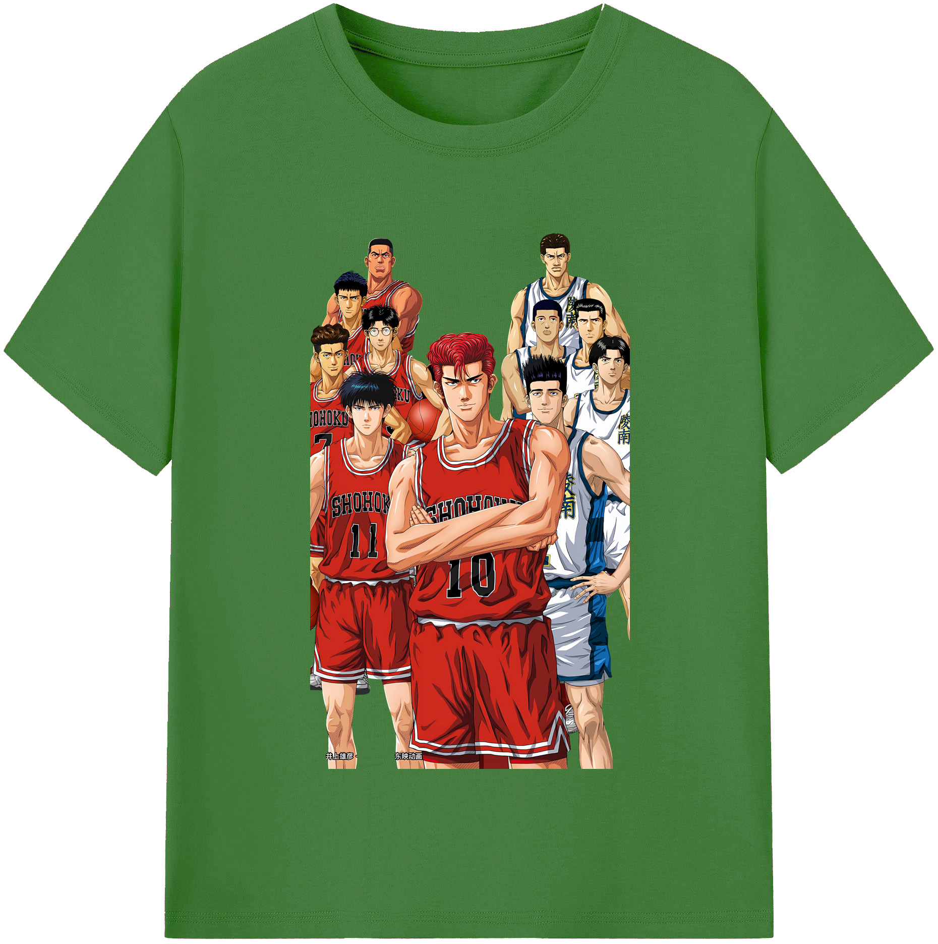 （画像用） SLAM DUNK／スラムダンク レディースカジュアルプリントTシャツ（綿100％）